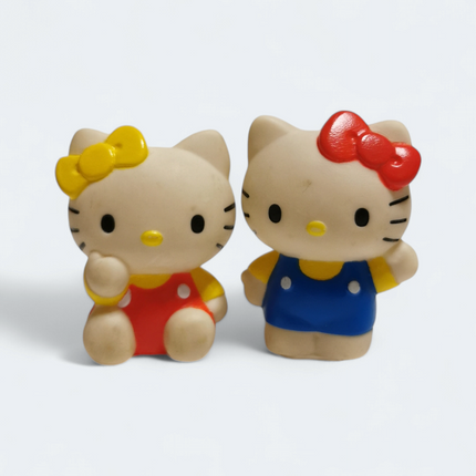 Sanrio Hello Kitty & Mimmy PVC Pencil Toppers – Lot of 2 (2000, Pre-Owned)
