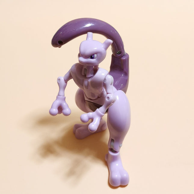 Pokemon Mewtwo Transforming Toy 4" Figure – Articulated (Rare, Pre-Owned)