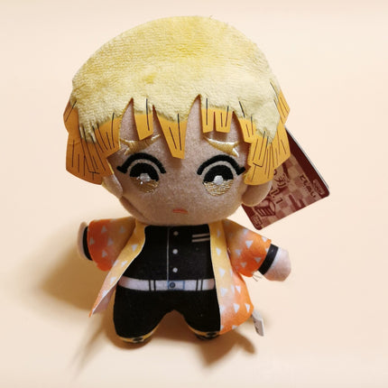 Bandai Demon Slayer Zenitsu Agatsuma – 5.5" Plush Keychain (Japan, Pre-Owned)