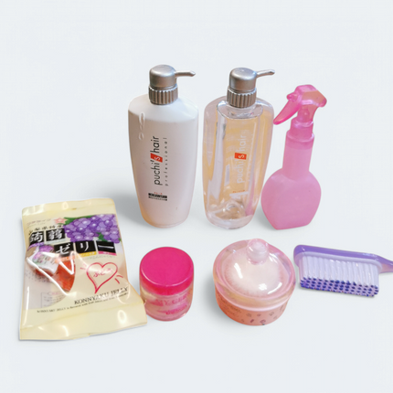 Re-Ment Drugstore 2005 #5 Shampoo, Conditioner & Cotton – Beauty Miniatures