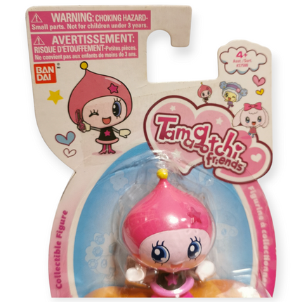 Tamagotchi Friends Himespetchi – 2" Pink Robot Figure (Bandai, 2014, Pre-Owned)