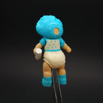 Cabbage Patch Kid BABY with Blue Hat 3.5" Figure Cake Topper Vintage Toy 1984
