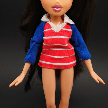 Red White Stripe Top Polo Shirt – for Bratz Dolls (Pre-Owned)