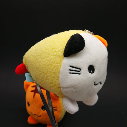 Tempura Cat 5" Mini Plush Keychains – Lot of 2 (Pre-Owned)