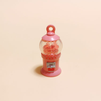 Miniature Pink Gumball Machine 1.5" Charm – Dollhouse Candy Toy (Pre-Owned)