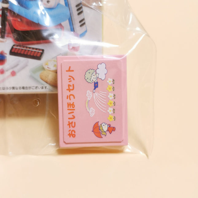 Re-Ment Elementary School #10 Pink Sewing Kit with Box & Scissors (Sealed)