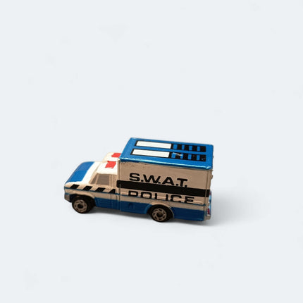 Micro Machines S.W.A.T. Police Ford Box Van – Galoob Toy Car (Pre-Owned)