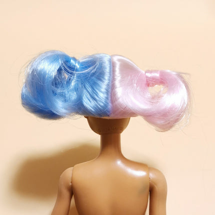 1/6 Scale Doll Pastel Colorful Wig – Short Hair Style (MGA LOL, Pre-Owned)