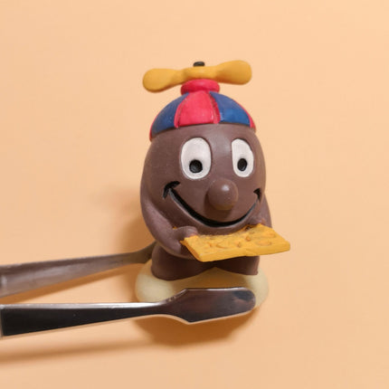 Cadbury World Chocolate Cream Egg with Propeller Hat – 2" Figure (1997, UK, Rare, Pre-Owned)