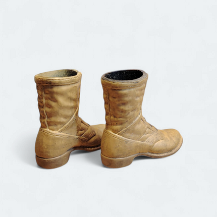1/6 Scale Male Brown Combat Boots – Soldier Accessories (Pre-Owned)