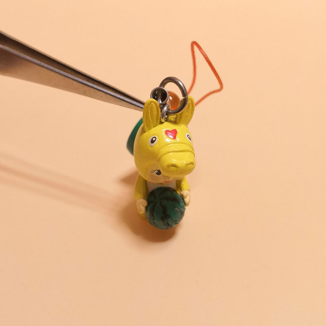 Kewpie Baby as Yellow Rody Watermelon – 1" Keychain (Rose O'Neill, Pre-Owned)