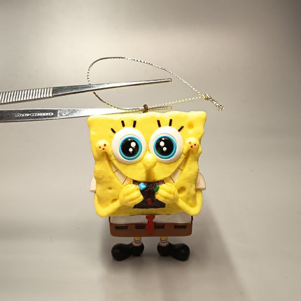 SpongeBob SquarePants Eating Brownie – 3" Christmas Ornament 2015 (Pre-Owned)