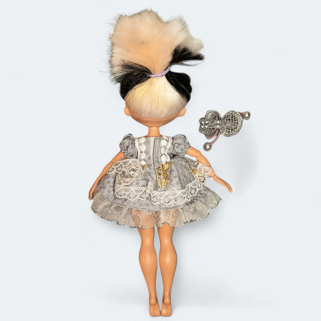 LOL OMG Doll Fashion Gray Lace Dress Casual Outfit – 20cm Clothes (Pre-Owned)