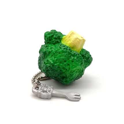 One Piece Sanji Bento Broccoli Head 1" Charm – Bandai Mini Keychain (Pre-Owned)