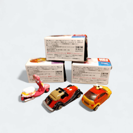 Miniature Disney Cars – Winnie the Pooh, Minnie & Mickey (Lot of 3) (Pre-Owned)