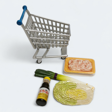 Re-Ment Petit Supermarket 2004 #2 Cabbage, Pork & Leek – Hotpot Food (Pre-Owned)