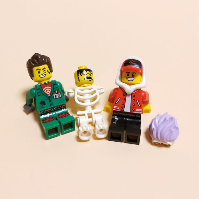LEGO Hidden Side Minifigures – Jack Davids, Douglas, Elton & Skeleton (Pre-Owned)
