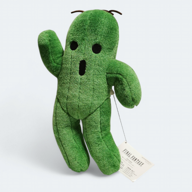 Final Fantasy Cactuar – 12" Green Plush (Square Enix 2010, Pre-Owned)