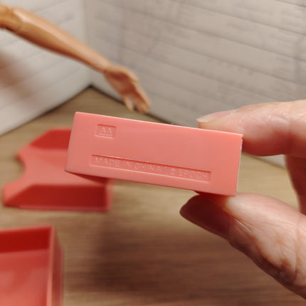 Pink Desktop Organizer 1.75" – Dollhouse Stationery by Epoch (Pre-Owned)