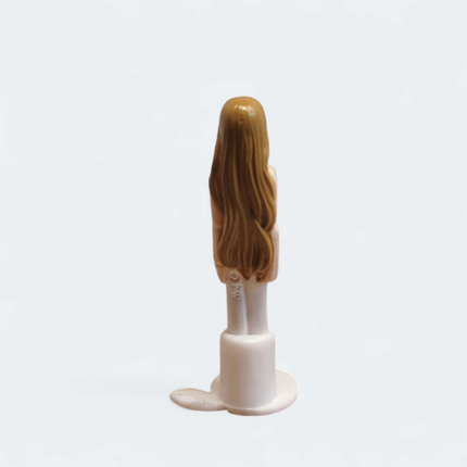 Rare 1/36 Momoko Doll White Outfit with Stand – 1.75" Figure (Pre-Owned)