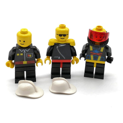 Lego Mini Figures City Fireman Diver – Mixed Heads & Torso Lot of 3 (Pre-Owned)