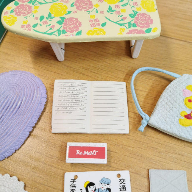 Re-Ment Miniature Ironing Board & Doormat – Retro Goods Series (Pre-Owned)