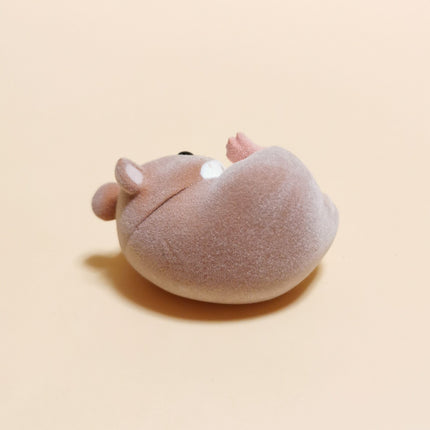 Light Brown Chubby Hamster 1.75" Flocked Mini Figure – Dollhouse Pet (Pre-Owned)