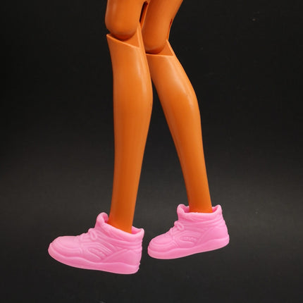 1/6 Scale Pink Sneaker Boots – 1993 Flat Foot Barbie (Rare, Pre-Owned)