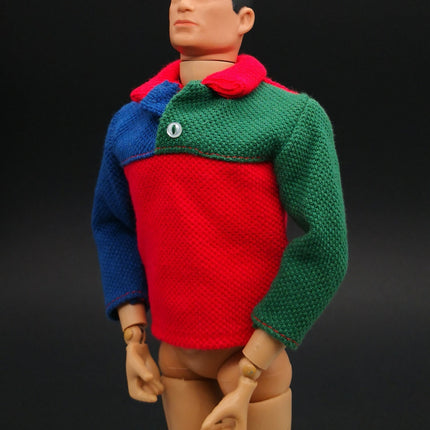 1/6 Scale Red Longsleeve Polo Top – for 12" Figure (Ken, Pre-Owned)