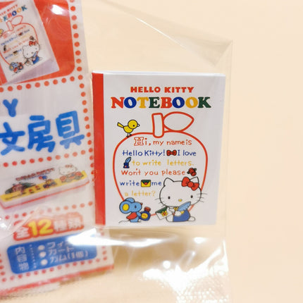 Re-Ment Hello Kitty Stationery #1 Notebook & Pen – 2009 Miniature (Pre-Owned)