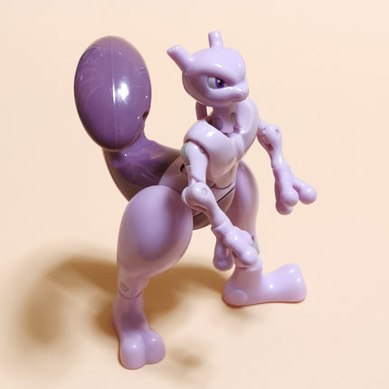 Pokemon Mewtwo Transforming Toy 4" Figure – Articulated (Rare, Pre-Owned)