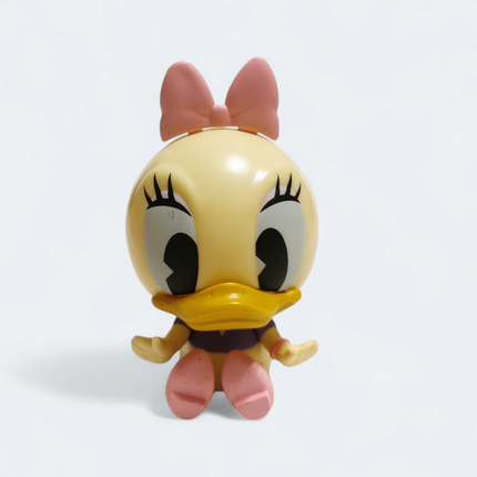 Bandai Disney Friends Daisy Duck Giant Head 3" Mini Figure – Fair (Pre-Owned)