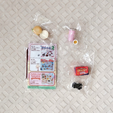 Re-Ment 2004 Petit Burger Fast Food – Set of 5 (Partial, Duplicates, Sealed)