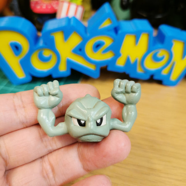 Vintage TOMY Pokemon Geodude 2" Mini Figure – CGTSJ (Pre-Owned)