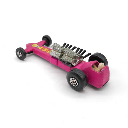 Matchbox Lesney Superfast #64 Slingshot Dragster Pink – Vintage Diecast Car (Pre-Owned)