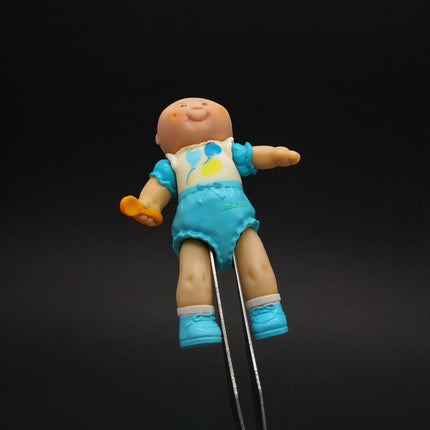 Vintage 1984 Cabbage Patch Kid BALD BABY 3.5" Figure Kid Birthday Cake Topper