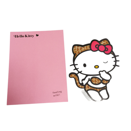 Sanrio Hello Kitty in Wild Cat Outfit – 3.5" Sticker (Japan, 2011, Pre-Owned)