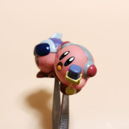 Lot of 2 Kirby with Microphone & Sunglasses – 1" Finger Puppet (2006, Pre-Owned)