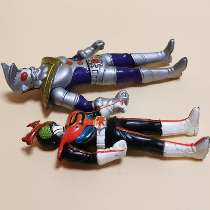 Ultraman King & Kamen Rider Stronger – 5" & 4" PVC Figure Lot of 2 (Pre-Owned)