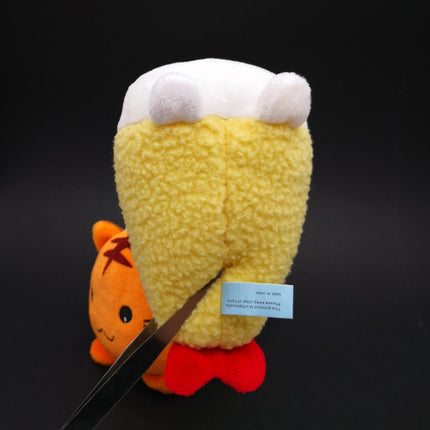 Tempura Cat 5" Mini Plush Keychains – Lot of 2 (Pre-Owned)