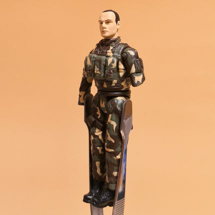 BBI Elite Force 1/18 Military Soldier Poseable Figure FOR PARTS Missing ARM HAND