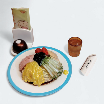 Re-Ment Family Restaurant 2 #4 Japanese Cold Noodles – Dollhouse Meal (Pre-Owned)