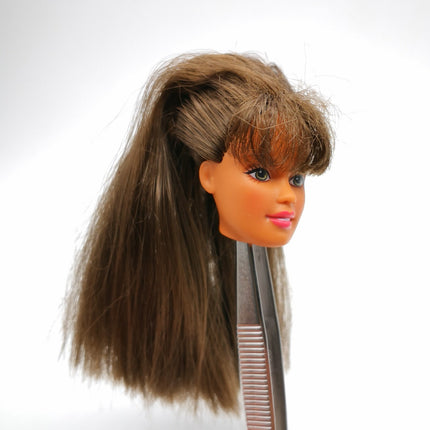 1/6 Doll Barbie Teresa Head Only – Brunette Straight for 12" Doll 1998 (Pre-Owned)
