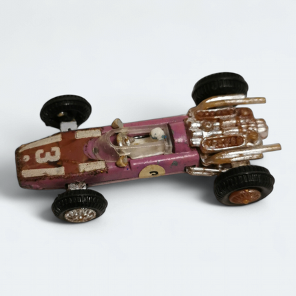 Vintage Cooper Maserati 2.5" Figure Purple – Diecast Race Car No.03 HK (Fair, Pre-Owned)