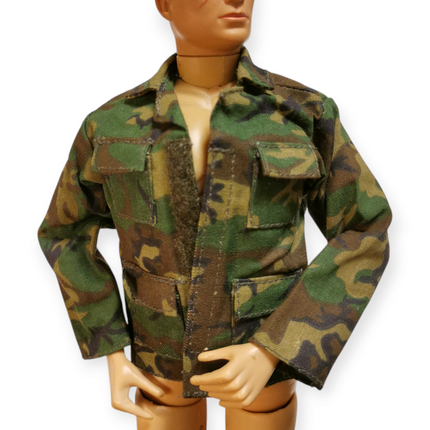 1/6 Scale Dark Green Camo Long Sleeves Shirt – GI Joe Soldier Clothes (Pre-Owned)