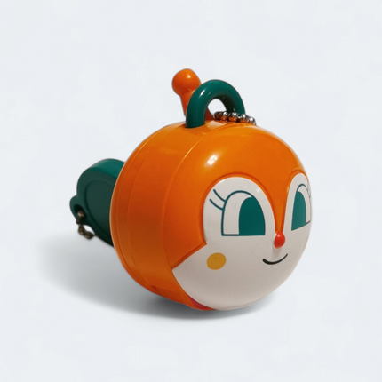 Anpanman Dokinchan Lock & Key – 2" Keychain (Bandai, Pre-Owned)