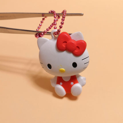 Hello Kitty Petanko Flat – 1.75" Keychain (T-arts 2021, Pre-Owned)