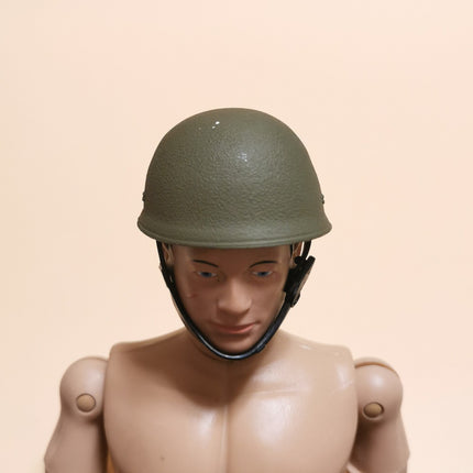 1/6 Scale Green Texture Helmet with Plastic Strap – for 12" Figure (Pre-Owned)