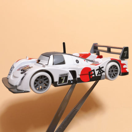 Disney Store Cars Chaser Series Shu Todoroki – 5" Mini Diecast White (Pre-Owned)