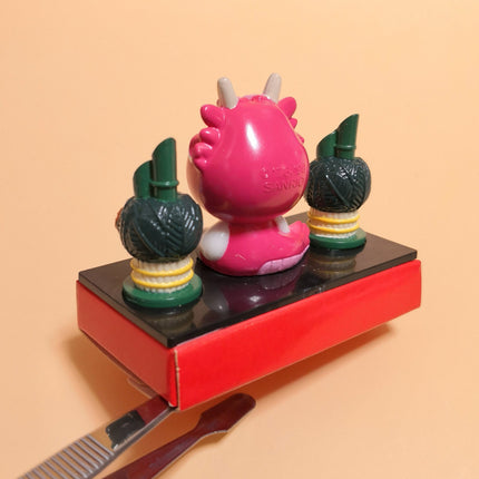 Sanrio Hello Kitty Year of the Dragon – 1.5" Zodiac Statue (1999, Pre-Owned)